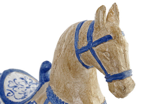 Sculpture Dekodonia Horse Brown Resin (27 x 10 x 31 cm) Dekodonia