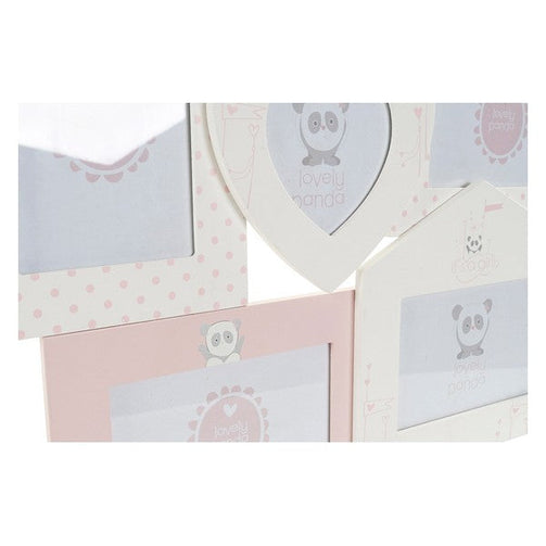 Photo frame Dekodonia Wood Crystal Panda bear (2 pcs) Dekodonia