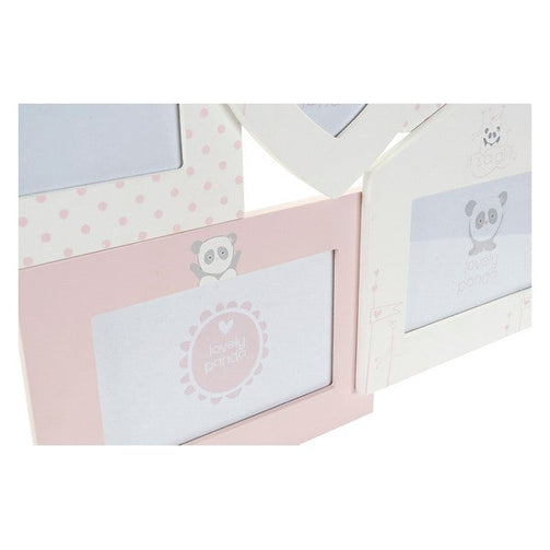 Photo frame Dekodonia Wood Crystal Panda bear (2 pcs) Dekodonia