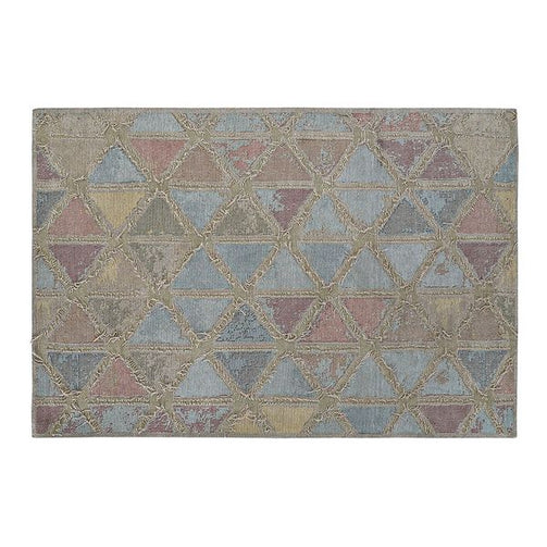 Carpet Dekodonia Rhombus Polyester Cotton (200 x 284 x 1 cm) Dekodonia