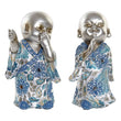 Decorative Figure Dekodonia Resin Monk (2 pcs) (8 x 7 x 13 cm) Dekodonia