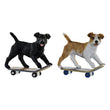 Decorative Figure Dekodonia Dog Skateboard Resin (2 pcs) (18 x 9 x 18 cm) Dekodonia