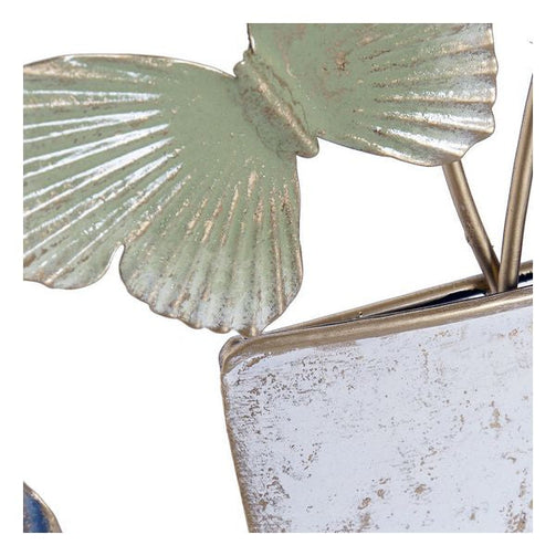Wall Decoration Dekodonia Metal Traditional Flowers (2 pcs) Dekodonia