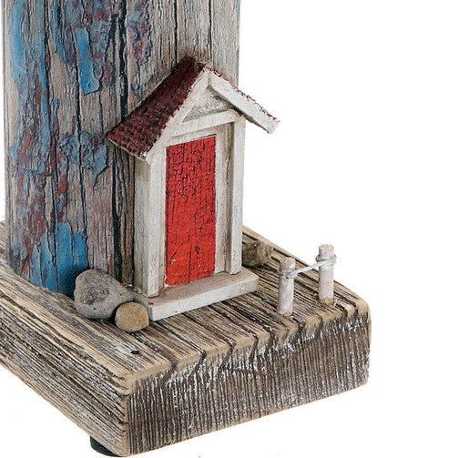 Headlight Dekodonia Ornamental Sailor Wood Metal (10 x 8 x 37 cm) Dekodonia