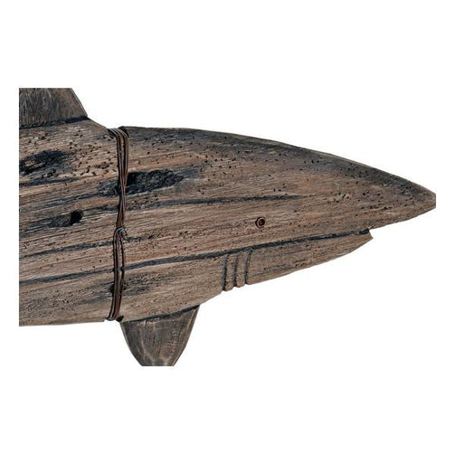 Decorative Figure Dekodonia Wood Metal Shark (89 x 12 x 49 cm) Dekodonia
