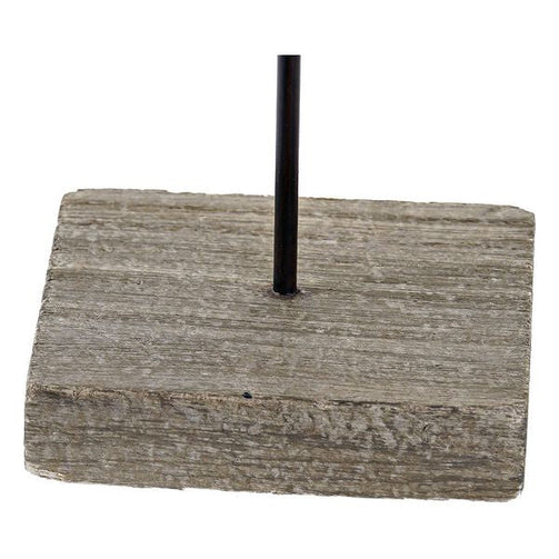 Decorative Figure Dekodonia Bird Wood Metal (32 x 10 x 33 cm) Dekodonia