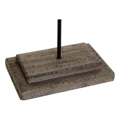 Decorative Figure Dekodonia Bird Wood Metal (20 x 13 x 78 cm) Dekodonia