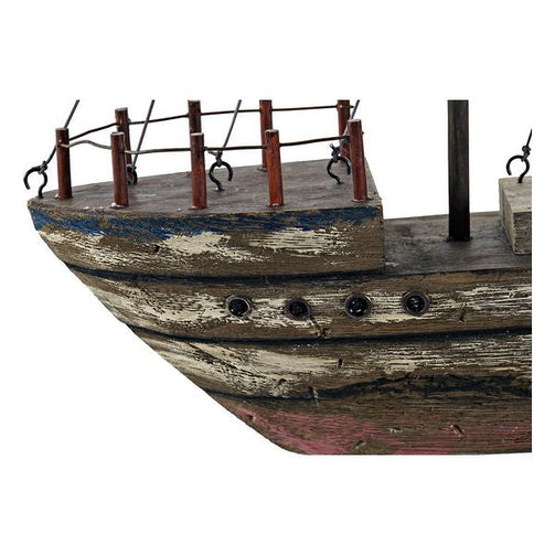 Decorative Figure Dekodonia Wood Metal Barco (50 x 10 x 69 cm) Dekodonia