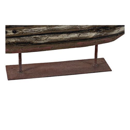 Decorative Figure Dekodonia Wood Metal Barco (50 x 10 x 69 cm) Dekodonia