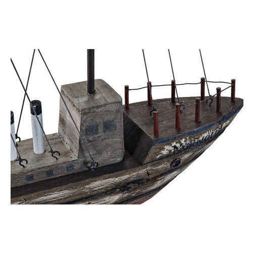 Decorative Figure Dekodonia Wood Metal Barco (50 x 10 x 69 cm) Dekodonia