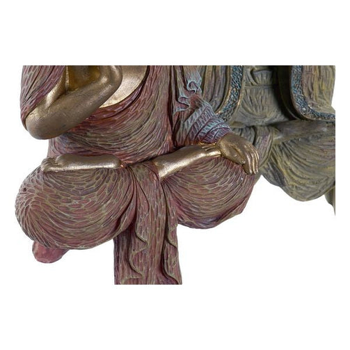 Decorative Figure Dekodonia Resin Buddha (2 pcs) (18 x 12 x 28 cm) Dekodonia