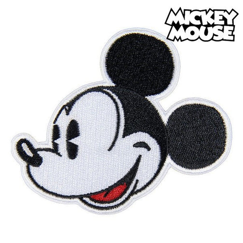 Patch Mickey Mouse Black White Polyester Mickey Mouse