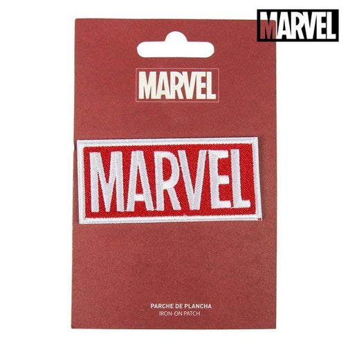 Patch Marvel White Red Polyester Marvel