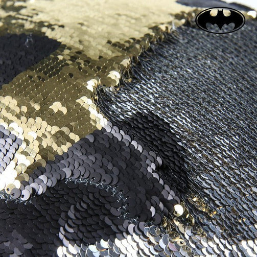 Magic Sequinned Mermaid Cushion Batman 74489 Black (30 X 30 cm) Batman