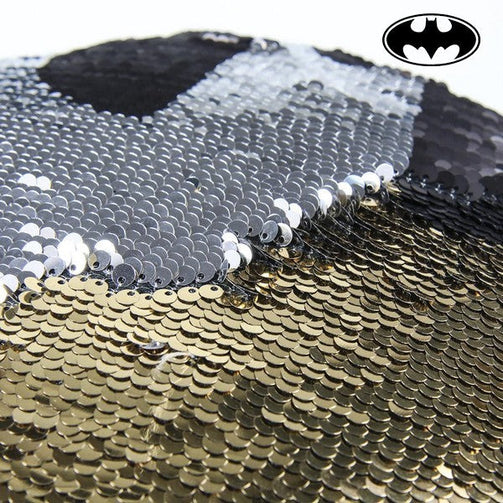 Magic Sequinned Mermaid Cushion Batman 74489 Black (30 X 30 cm) Batman