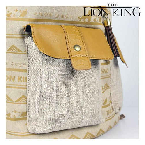 Casual Backpack The Lion King Beige The Lion King