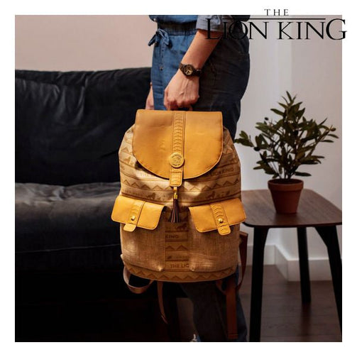 Casual Backpack The Lion King Beige The Lion King