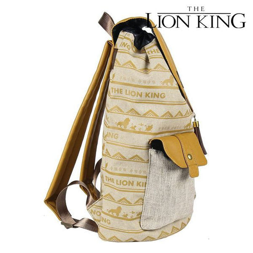 Casual Backpack The Lion King Beige The Lion King