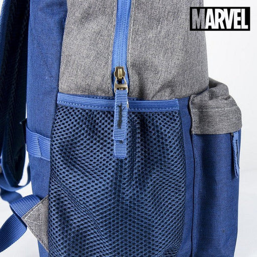 School Bag Captain America The Avengers Navy blue Grey The Avengers
