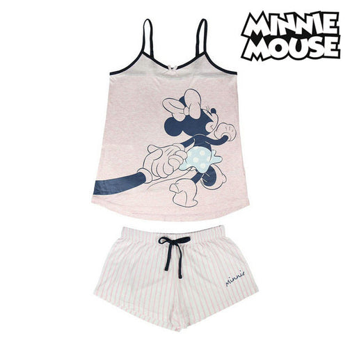 Summer Pyjama Minnie Mouse Pink Adults Minnie Mouse