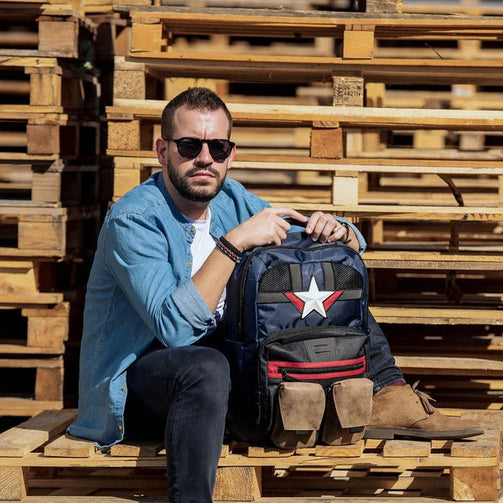 Casual Backpack The Avengers Blue The Avengers