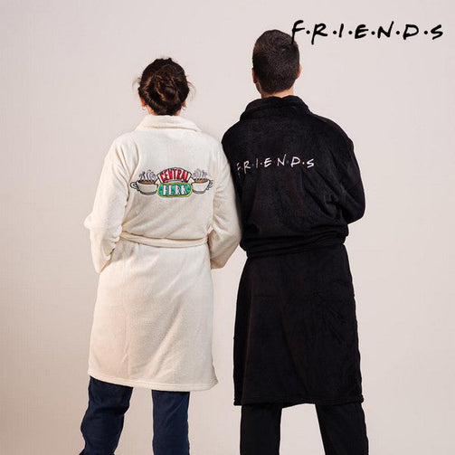 Dressing Gown Friends White Adults Friends