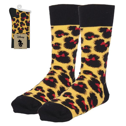 Socks Minnie Mouse Black (One size) Ocre Minnie Mouse