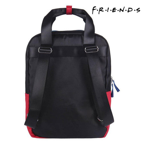 School Bag Friends Black (28 x 28 x 11 cm) Friends