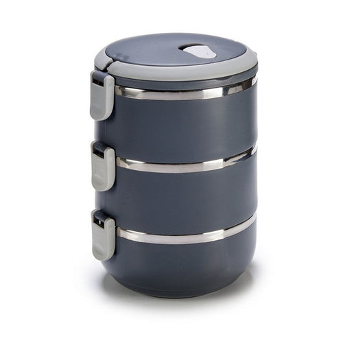 Lunch box Triple 2,2L BigBuy Home