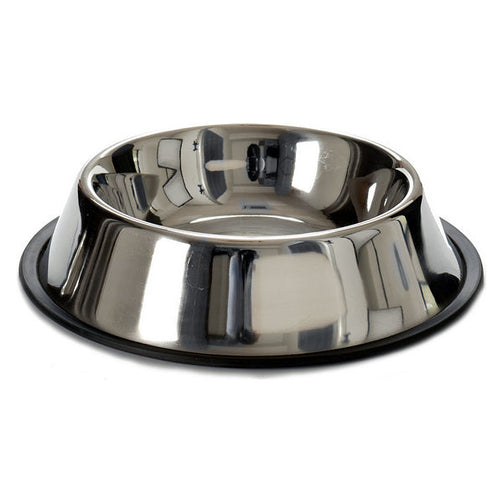 Pet feeding dish Rubber Steel Mascow