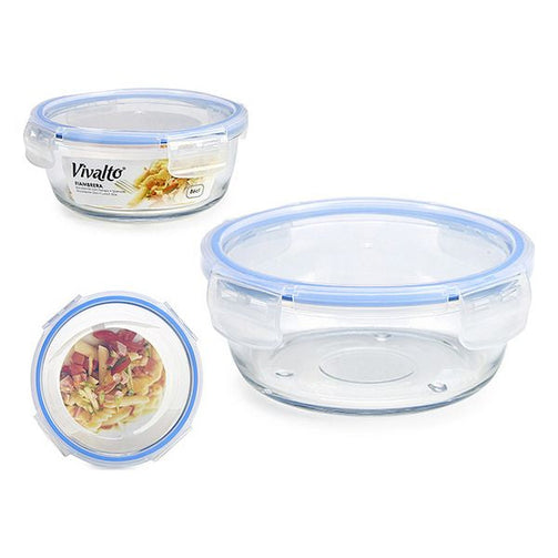 Lunch box Crystal (17,5 x 7 x 17,5 cm) Vivalto