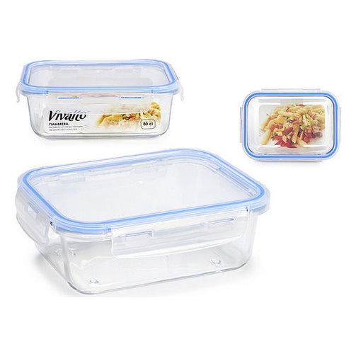 Lunch box Crystal (14 x 6,5 x 19 cm) Vivalto