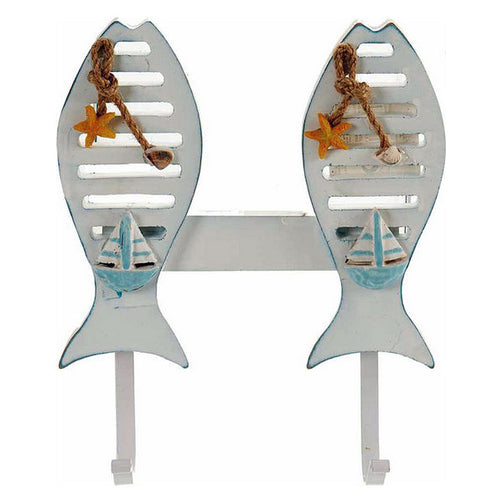 Hanger Wood (5,5 x 24 x 21 cm) Double Gift Decor