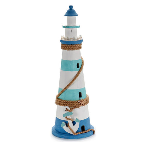 Decorative Figure Wood (18 x 53 x 18 cm) LED Lights Gift Decor