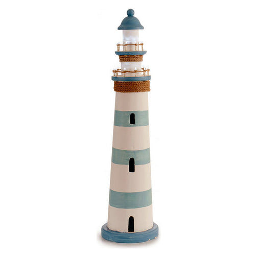 Decorative Figure Wood (19,5 x 76,5 x 19,5 cm) LED Lights Gift Decor