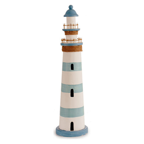 Decorative Figure Wood (19,5 x 76,5 x 19,5 cm) LED Lights Gift Decor