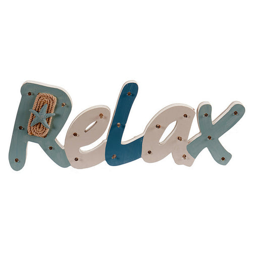 Wooden Sign Rope 20 (3 x 20 x 41 cm) LED Lights Gift Decor