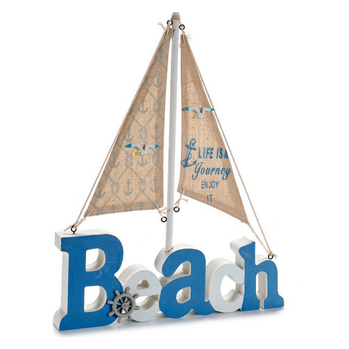 Wooden Sign Wood (3,5 x 35 x 28 cm) Gift Decor