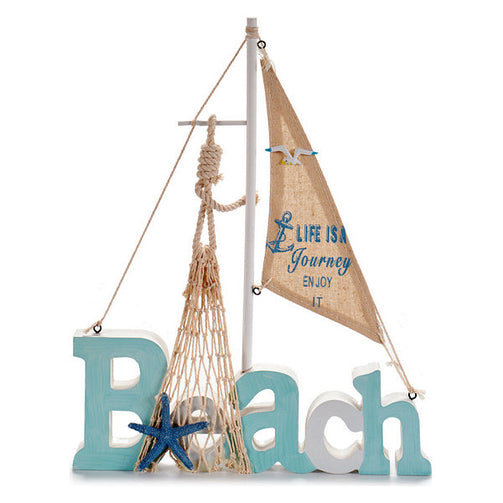 Wooden Sign Wood (3,5 x 35 x 28 cm) Gift Decor
