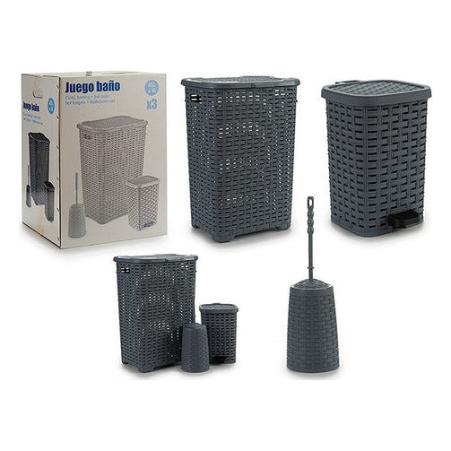 Bath Set (3 pcs) BigBuy Home