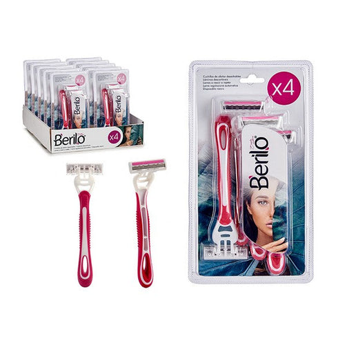 Disposable Razor (4 Pieces) BigBuy Home