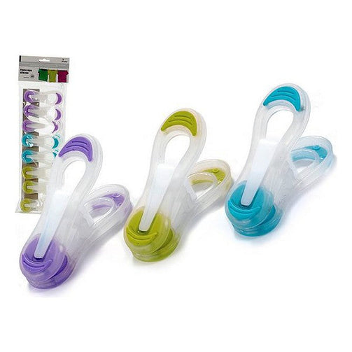 Clothes Pegs Silicone (8 Pieces) BigBuy Home