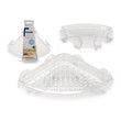 soap dish (18 x 5 x 25 cm) Transparent BigBuy Home