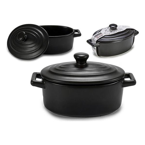 Saucepan Black (8,5 x 7,5 x 14,5 cm) BigBuy Home