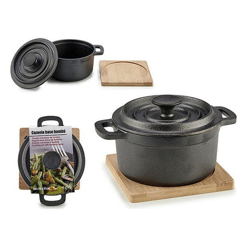 Saucepan 650 ml Forged steel (14 x 10,5 x 18,5 cm) BigBuy Home