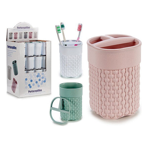 Toothbrush Holder Multicolour Plastic BigBuy Home