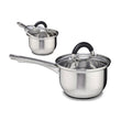 Saucepan Steel 16 cm BigBuy Home