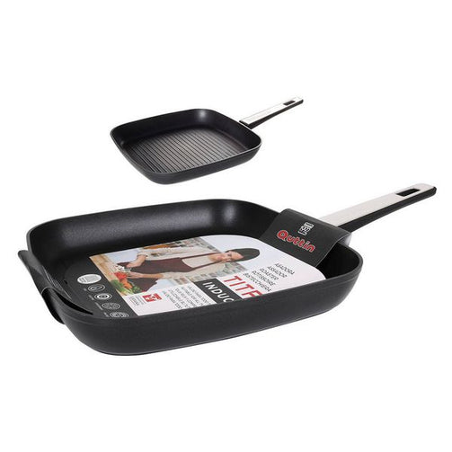 Grill pan Quttin Toughened aluminium (28 x 28 cm) Quttin