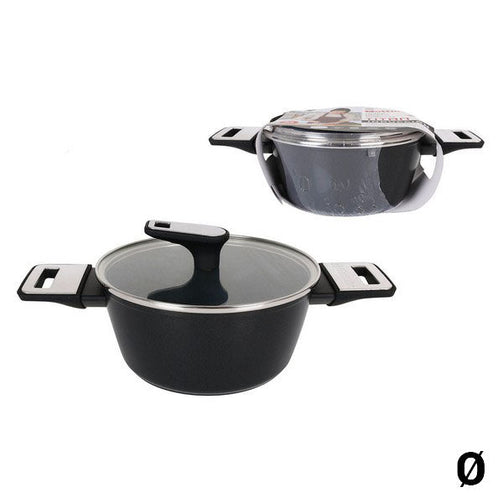 Casserole Quttin Toughened aluminium With lid Crystal Quttin