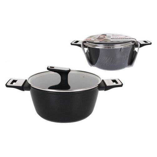 Casserole Quttin Toughened aluminium With lid Crystal Quttin